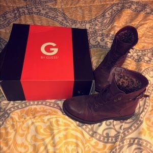 G by Guess combat boots